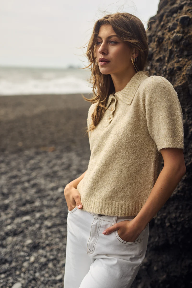 NKF01025 Sandra Pullover | Sand