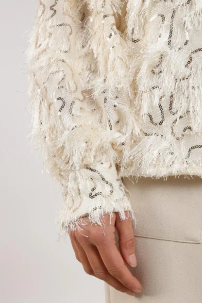 NKF01011 Jade top | Off White - Afbeelding 2