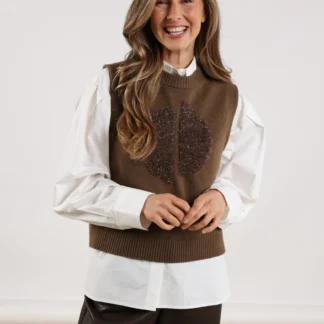NKF07000 Intarsia Spencer | Fango