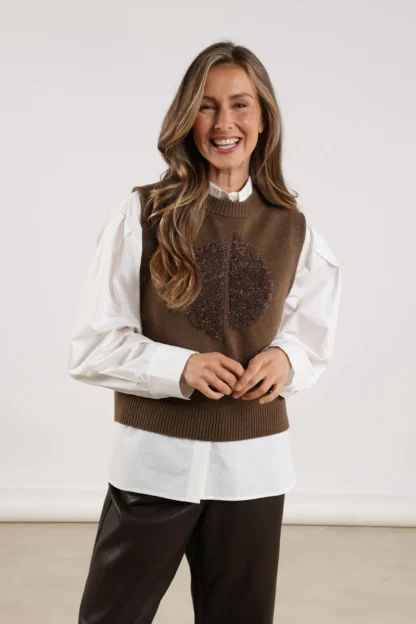 NKF07000 Intarsia Spencer | Fango