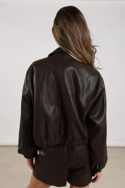 NKF13026 Fiene Jacket | Dark Chocolate - Afbeelding 2