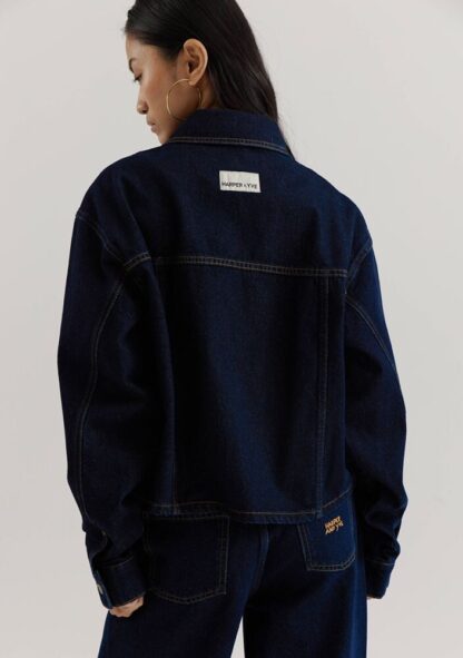 Harper & Yve Jacket Wally Dark Blue AW25R201 - Afbeelding 3