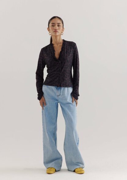 Harper & Yve Blouse Lionne Dark Lexie AW25P619 - Afbeelding 4