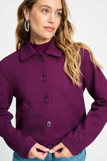 SP9369 JACKET - Iris Plum - Afbeelding 4