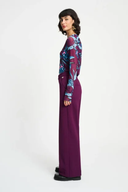 SP9351 PANTS - Lara Plum - Afbeelding 3