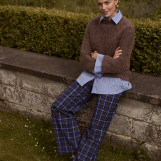 13286 Lexie check trousers - multi color