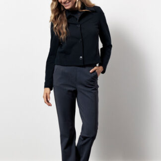 13387 - Flair bnd pinstripe trousers - antraciet/dark blue