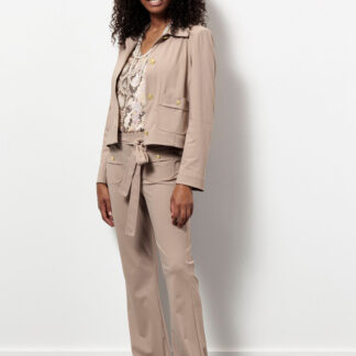 13437 - Soho flair bonded trousers - latte