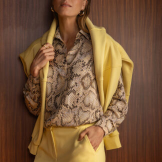 13441 - Bobby snake blouse - multi color