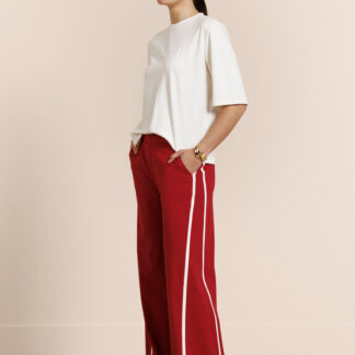 13654 - Levie trousers - ruby red