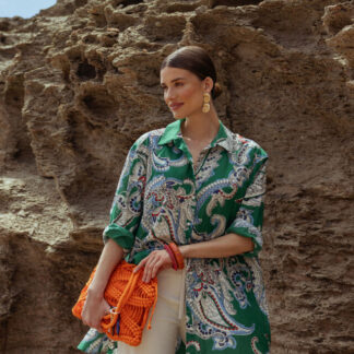 13726 Esti paisley blouse - multi color