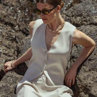 13770 Fenna knitted gilet - kit