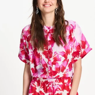 SP9649 BLOUSE - Fenna Bubble Bloom Lavender