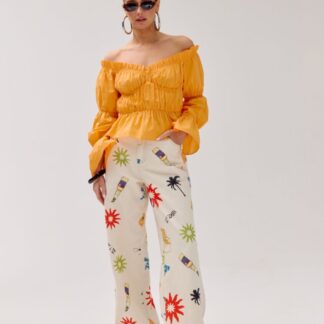 Harper & Yve Blouse Roan HS6P601 Oranje