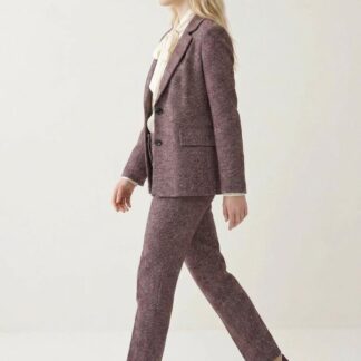 7839 Blazer Nick Lano Lurex Burgundy