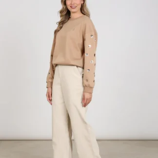 NKF09083 Beverly Pants PU | Sand