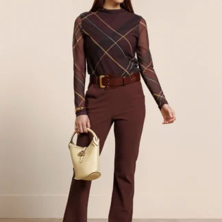 14074 Flair bonded trousers - chestnut