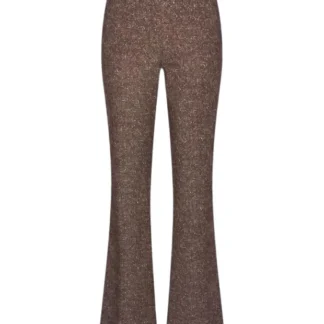 7853 Broek Flair Lano Lurex Choco