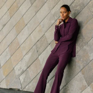 94800 Flair bonded trousers - blackberry