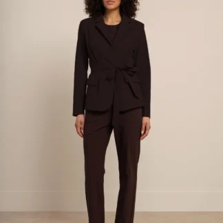 94859 Elin bonded blazer - espresso