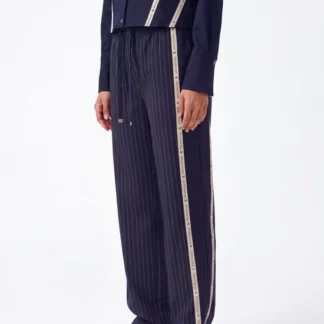 CR0737 Fien Trousers Navy Blue