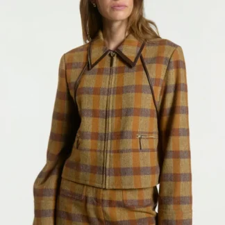 Aaiko Solin Brown Check