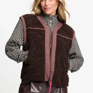 SP9666 GILET - Gigi Chocolate Brown
