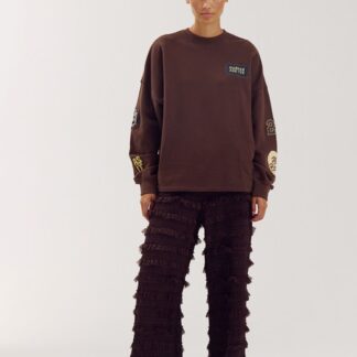 Harper & Yve Sweater Patch AW6Y504 Bruin