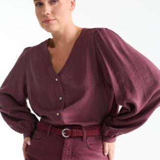 Jansen Ilona W26 Blouse Wine