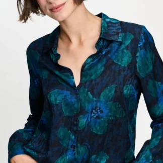 SP9794 BLOUSE - Mila Bloom Teal Green