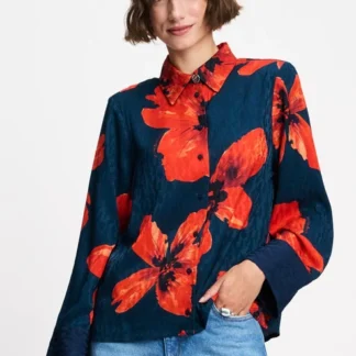 SP9798 BLOUSE - Alex Bloom Rouge