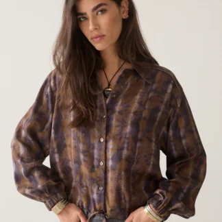 2s3610-12547 Cropped Blouse Bruin