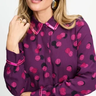 SP9840 BLOUSE - Mila Disco Dots